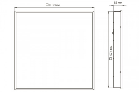 Светильник ОФИС IP54 СВО 33 Вт LE-СВО-03-040-0610-54Х-STABILAR2-3 – №3