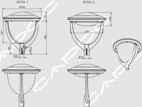 Уличный светодиодный светильник Истра ISTRA 1(2) 80