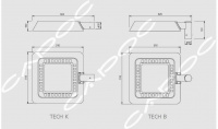 Светодиодный уличный светильник ТЕХНО TECH 28