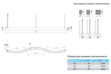 Светильник СТРЕЛА S 60 Вт – №4